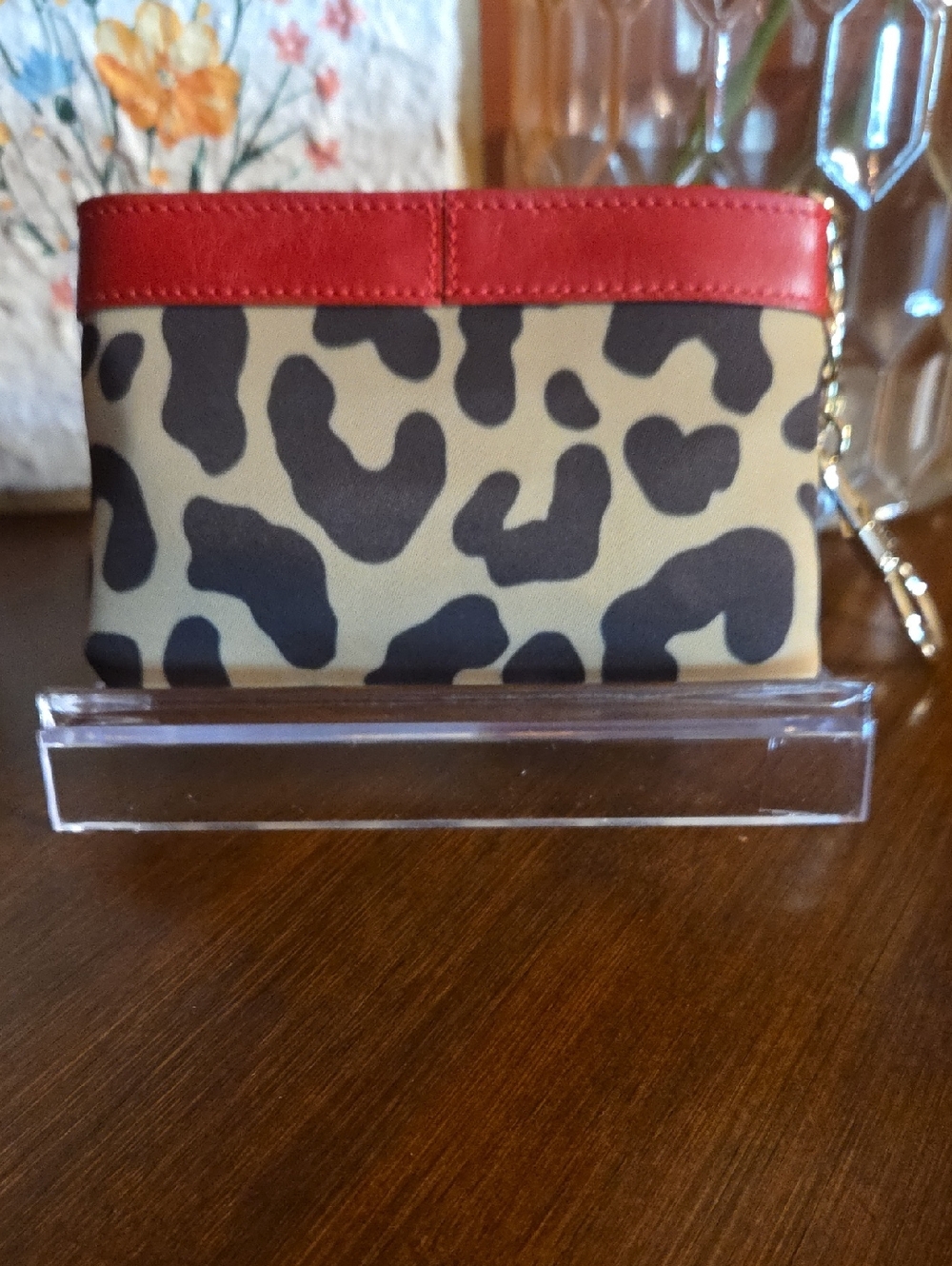 Kate Spade Leopard Print Card & Key Case - Picture 3 of 11